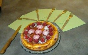 cheesecake lamponi
